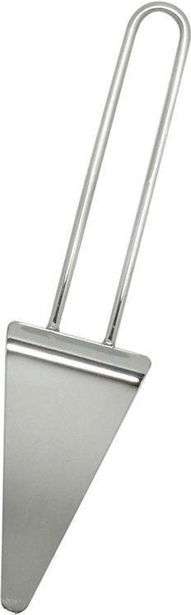 Nic Taartschep 14 X 4 Cm Blank Staal
