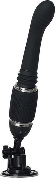 Stotende vibrator met standard Thrust & Go Evolved - - Zwart