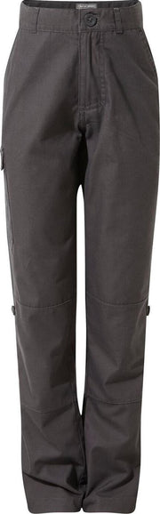 Craghoppers - UV Wandel- en vrijetijdsbroek voor kinderen - Kiwi II - Zwart - maat 110-116cm