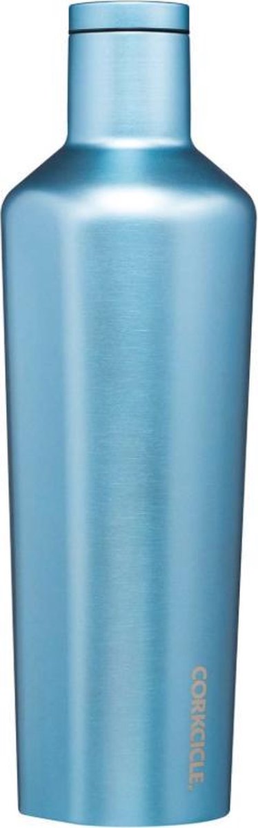 Corkcicle Canteen 750ml - Moonstone Metallic Roestvrijstaal - 25oz. Waterfles en Thermosfles - 3wandig - 25uur koud en 12uur warm - BPA vrij - grote opening voor ijsklontjes