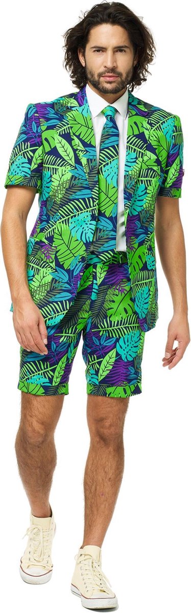 OppoSuits Juicy Jungle - Mannen Zomer Kostuum - Gekleurd - Feest - Maat 46