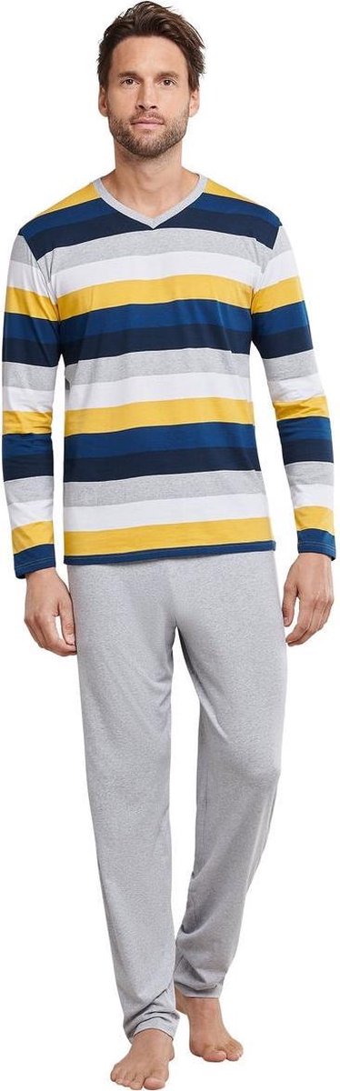 Gestreepte heren-pyjama van Schiesser