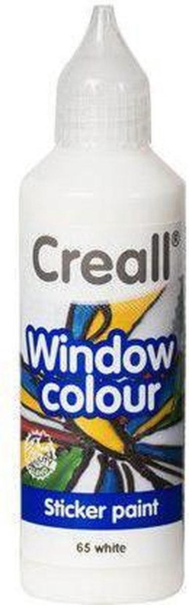 Creall Glass - glasstickerverf wit 1 FL - 80 ML 20565