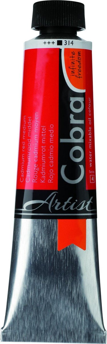 Cobra Artists Olieverf serie 4 Cadmium Red Medium (314) 40 ml
