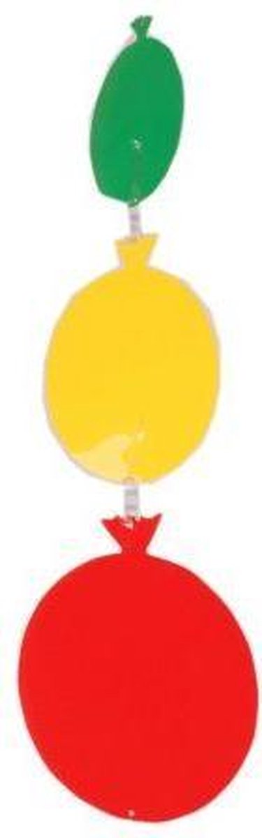 Mobiel rood/geel/groen ballonnen