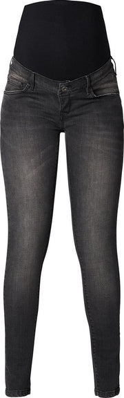 Supermom Jeans Skinny Washed black Zwangerschap Maat 28
