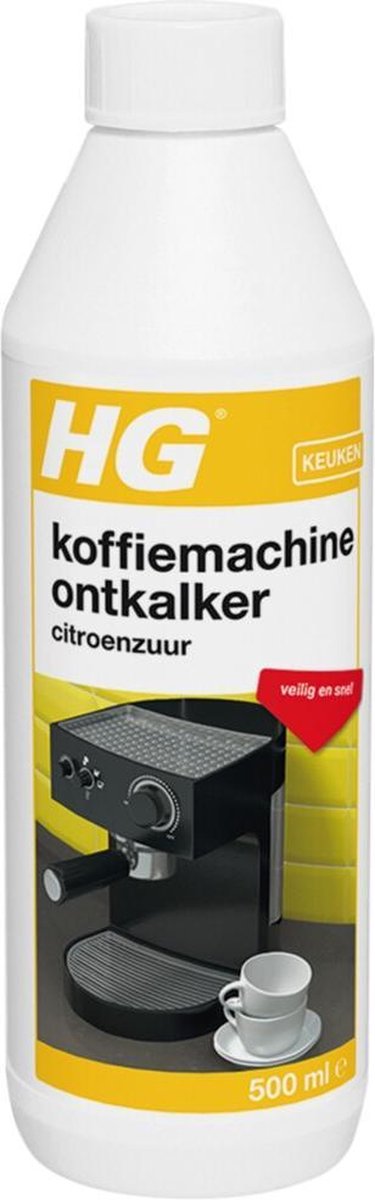6x HG Koffiemachine Ontkalker Citroenzuur 500 ml