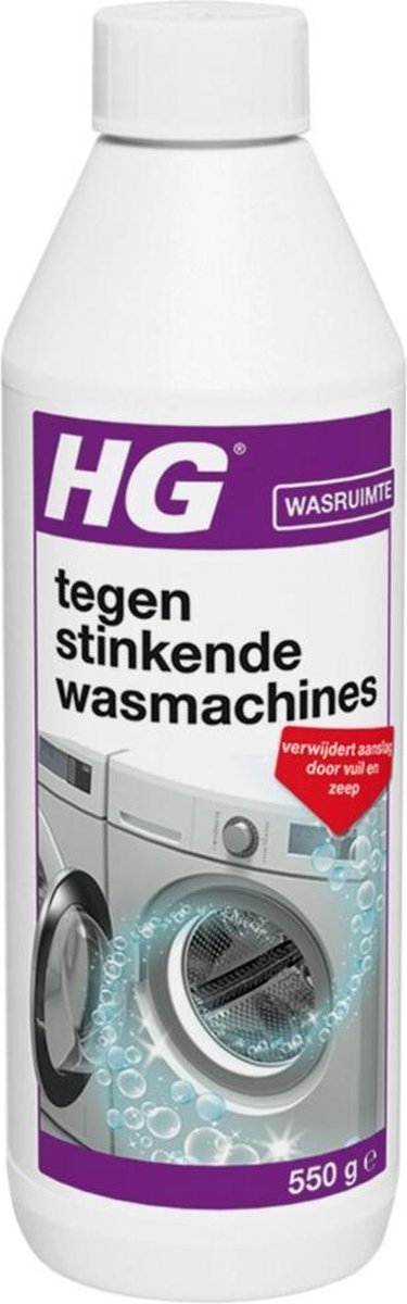HG stinkende wasmachine reiniger
