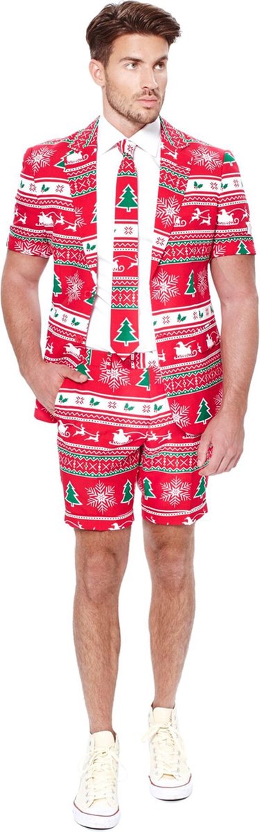 OPPOSUITS - Mr. Winter Wonderland Opposuits zomer kostuum voor mannen - XL (EU 58) - Volwassenen kostuums