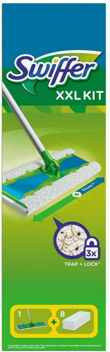 Swiffer Sweeper Maxi Starterkit met 8 Stofdoeken