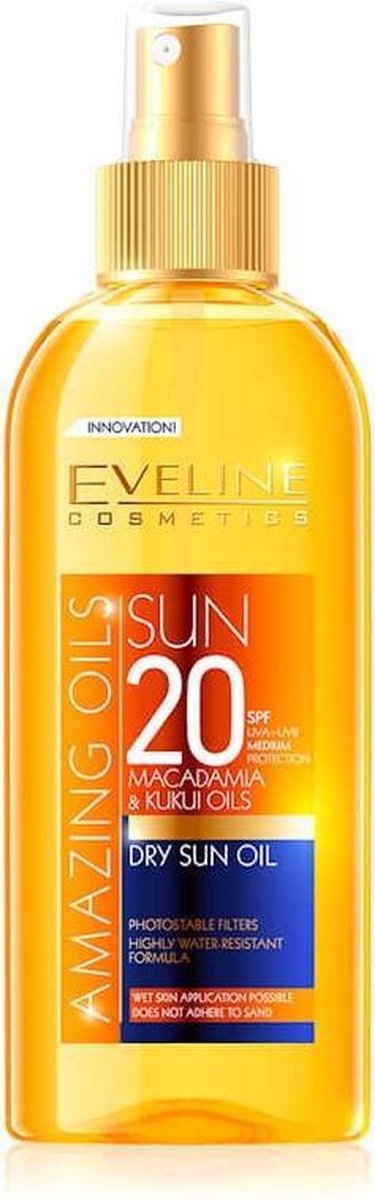 Eveline Cosmetics Amazing Oils Dry Sun Oil SPF20 150ml.