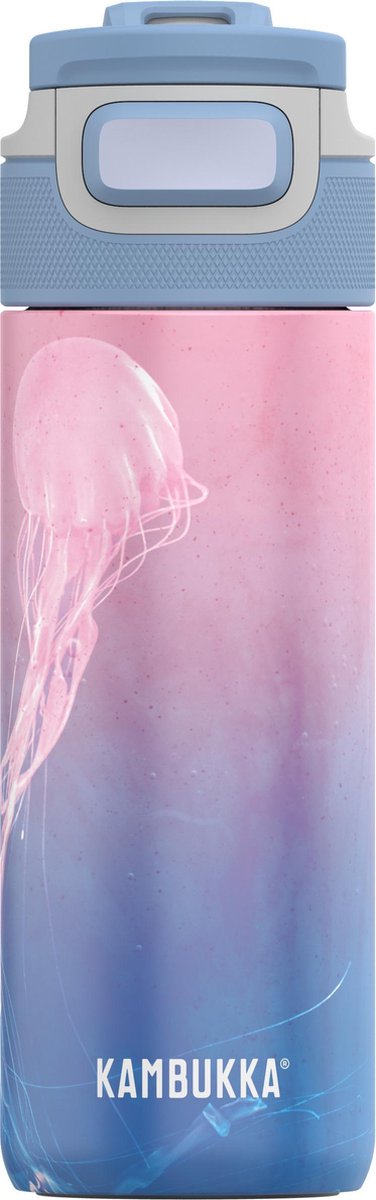 Kambukka Elton geïsoleerde drinkfles 500ml - Sea Jellies met 3-in-1 lid en makkelijke reiniging