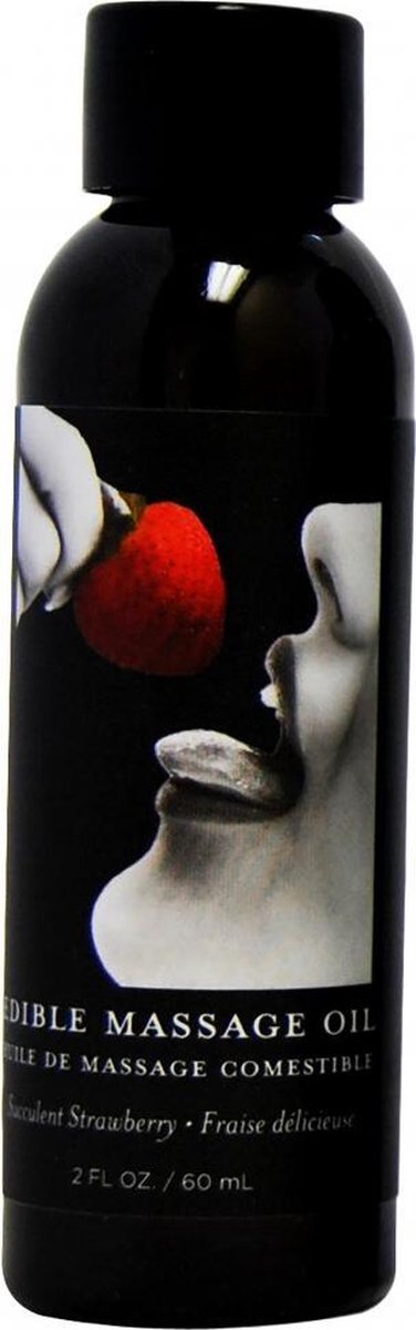 Strawberry Edible Massage Oil - 2oz / 60ml