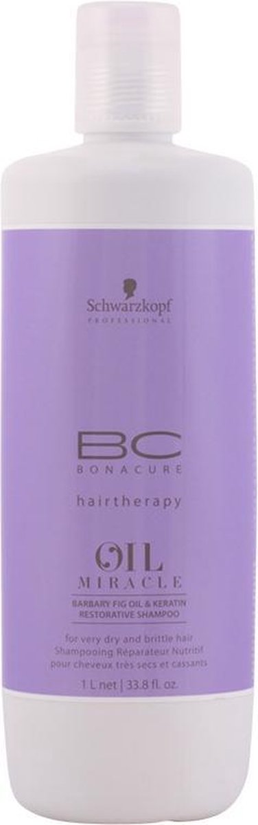 Schwarzkopf Bc Oil Miracle Barbary Fig Oil Restorative Shampoo 1000 Ml