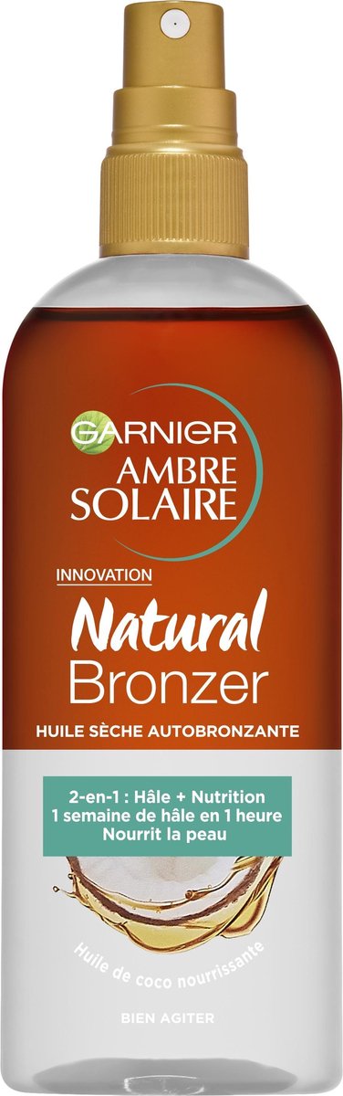 Garnier Ambre Solaire Zelfbruinende Bifase Olie Kokos - 150 ML