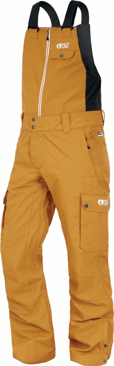 Picture Charles heren bib snowboardbroek camel