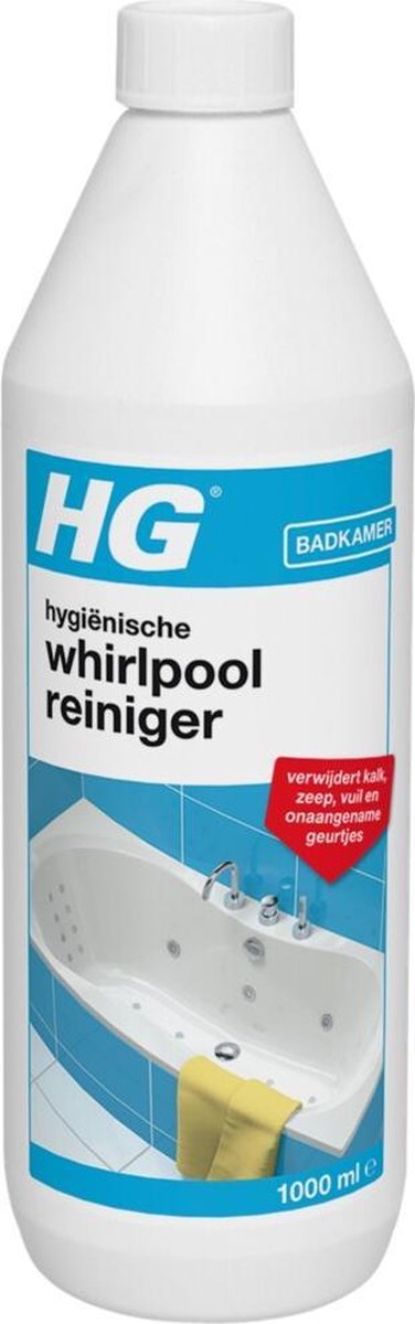 HG hygiënische whirlpool reiniger - 1L - Verwijdert kalk