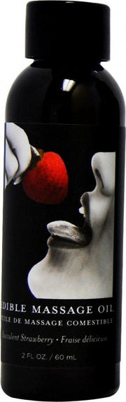 Strawberry Edible Massage Oil - 2oz / 60ml