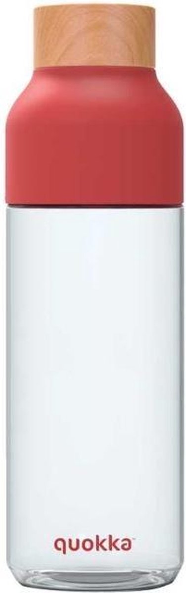 Quokka Drinkfles Tritan Ice Crab 720 Ml Transparant/oranje