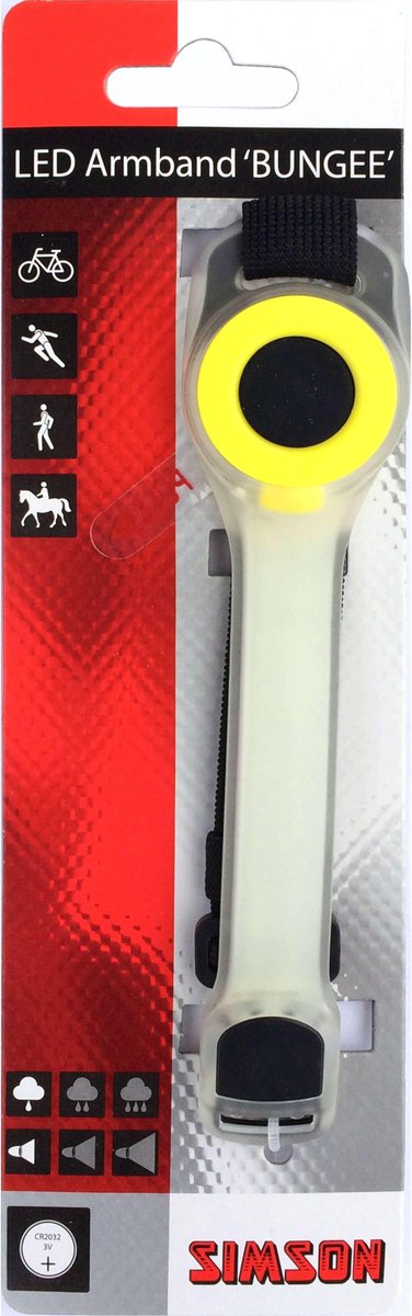 Simson Veiligheidsarmband Bungee Verstelbaar Led