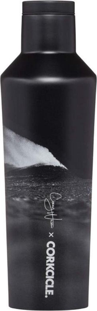 Corkcicle Canteen - 475ml 16oz. Corey Wilson - Night Swim Waterfles en Thermosfles - 3wandig - 25uur koud en 12uur warm - meerkleurig - BPA vrij - grote opening voor ijsklontjes