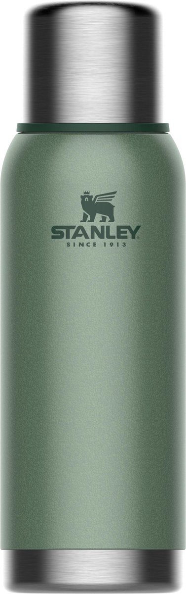 Stanley The Stainless Steel Vacuum Thermosfles - 1000 ml - RVS/Groen