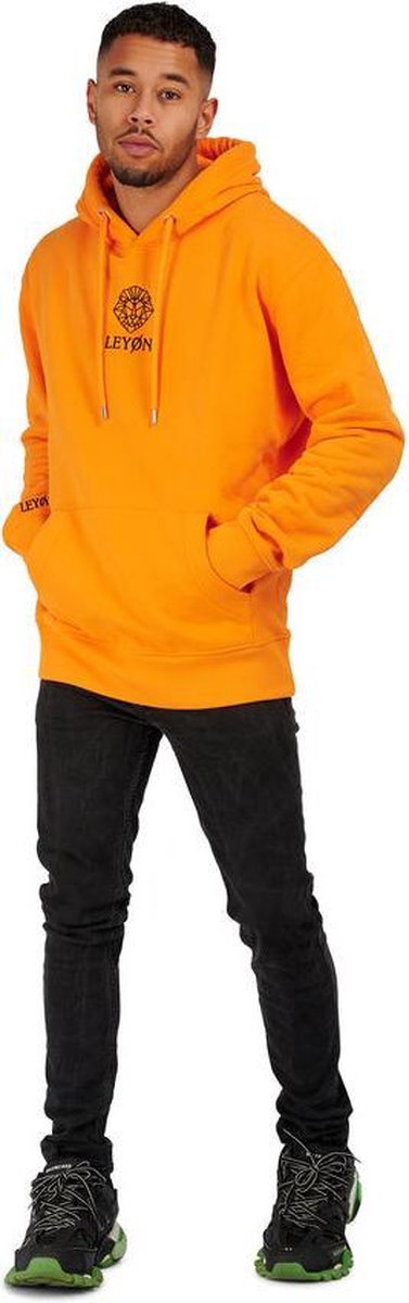 Leyon Hoodie Oranje maat XL