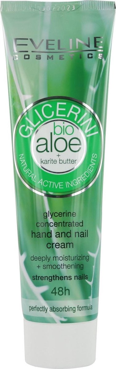 Eveline Cosmetics Glicerini Hand And Nail Cream With Aloe Vera 100ml.