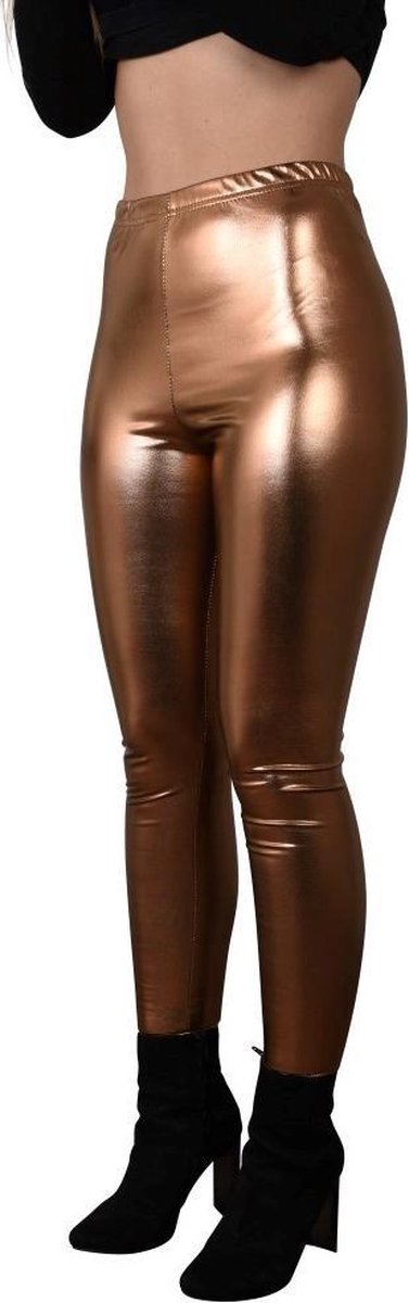 Glanzende legging – disco legging – dans legging – dance legging – hoge sluiting - festivals – disco feest