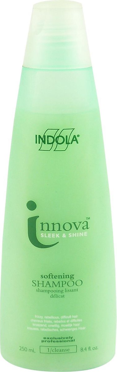 Indola - Innova Sleek Shine - softening shampoo - hair care wash - 250 ml