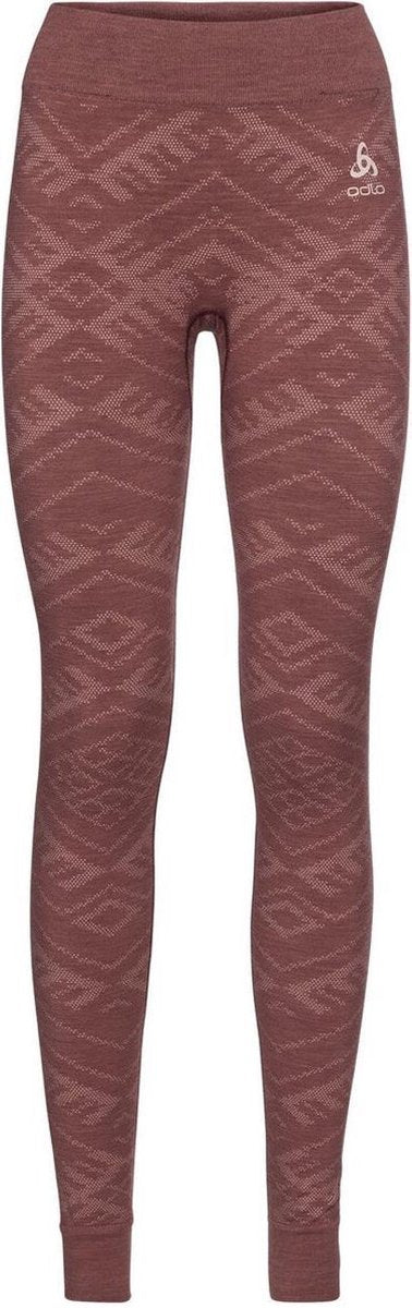 Odlo BL Bottom Long Dames - Bordeaux - maat S