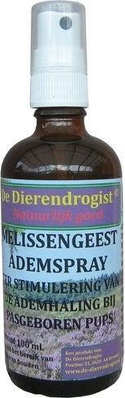 Dierendrogist Melissengeest Ademspray Pup 100 ml