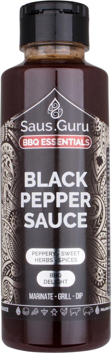 Saus.Guru’s Black Pepper BBQ Sauce 500ML