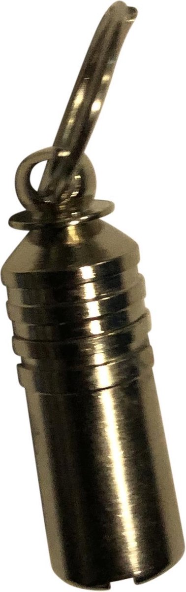 Adori Adreskoker Kat - Kattenadresdrager - Ø9 x 28 mm Zilver