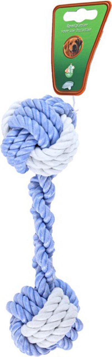 Hondenspeelgoed touwhalter neon 18 cm