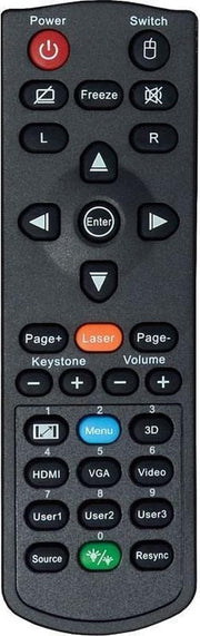 Optoma BR-5053C / BR-5080C Beamer Afstandsbediening met Laser