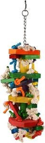 Zooselect Vogelspeelgoed Kooihanger Rainbow Din