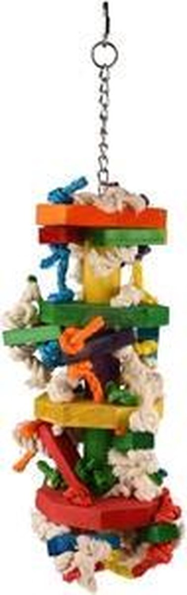 Zooselect Vogelspeelgoed Kooihanger Rainbow Din