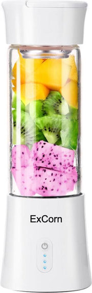 ExCorn Smoothie Maker T8 – Blender To Go – Draagbare Blender – Portable Blender – Draadloos – USB Oplaadbaar – Blender Smoothie – Mini Blender