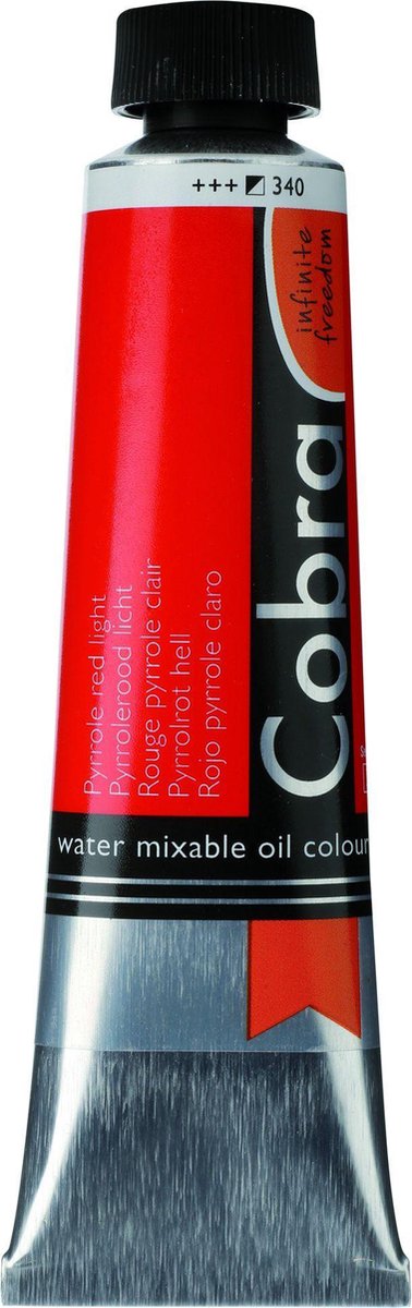 Cobra Artists Olieverf serie 3 Pyrrole Red Light (340) 40 ml