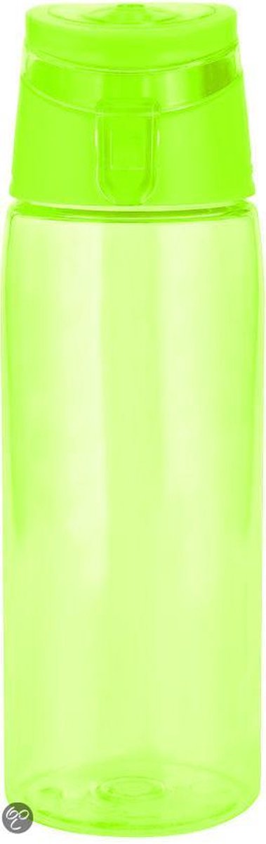 Zak!Designs Sport Drinkbeker - Incl. draagring - 75 cl - Transparant /Groen