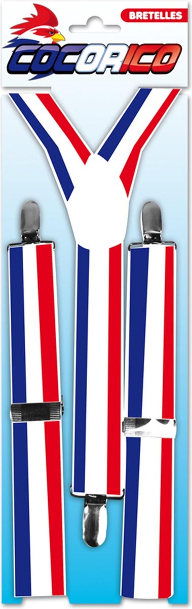 ESPA - Rood wit blauw bretels voor volwassenen - Accessoires > Stropdassen