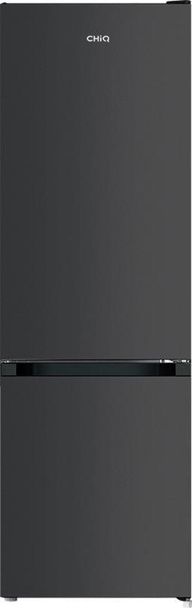 CHiQ FBM260L - Koel-vriescombinatie 260 liter (187 + 73) - Donker RVS - Omkeerbare deuren