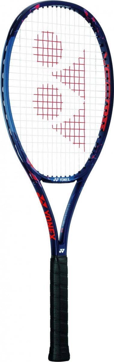 tennisracket VCore Pro 100 blauw/rood gripmaat L2