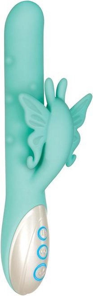 Duo vibrator met bewegende balletjes