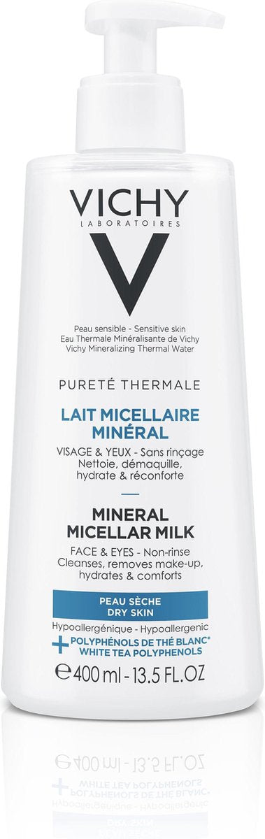 Vichy<br />  Pureté Thermale Micellaire Melk - 400 ml - Droge huid