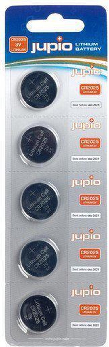 Jupio batterij Knopfzelle CR2025 3V 5St.