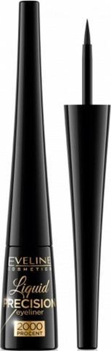 Eveline - Eyeliner Liquid Precision Matt Black Black Eyeliner