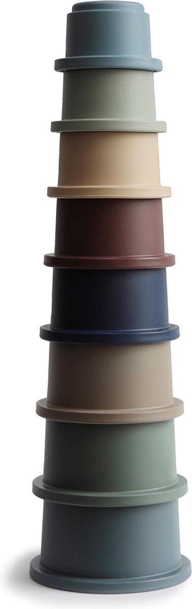 Mushie Stacking Cups - Forest - stapelbekers