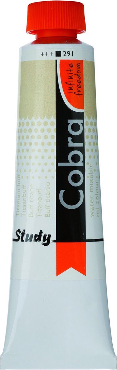Cobra Study Olieverf 40ml | Titanium Buff (291)